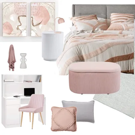Hanna’s bedroom concept design Interior Design Mood Board by Stone and Oak on Style Sourcebook