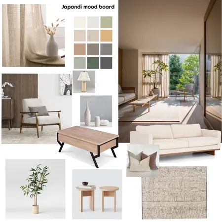 Japandi mood board Interior Design Mood Board by Tanyadesign on Style Sourcebook