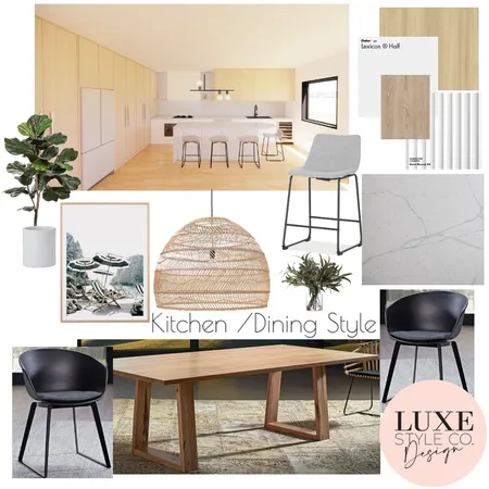 Contemporary Scandi Kitchen Interior Design Mood Board by Luxe Style Co. on Style Sourcebook