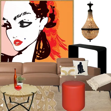 Retro Interior Design Mood Board by Vettey Interior Design on Style Sourcebook