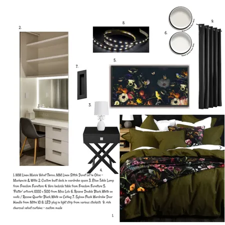 Bedroom Interior Design Mood Board by JacindaM on Style Sourcebook