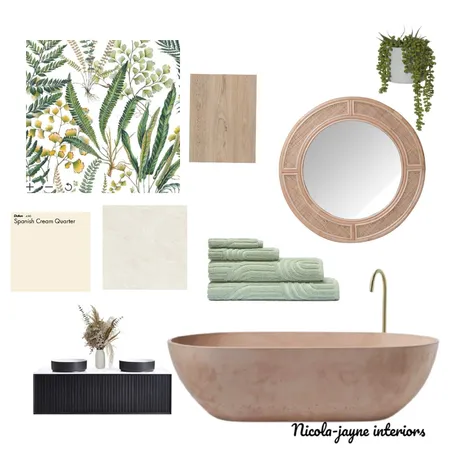 Relaxing bath time warm Interior Design Mood Board by nicola harvey on Style Sourcebook