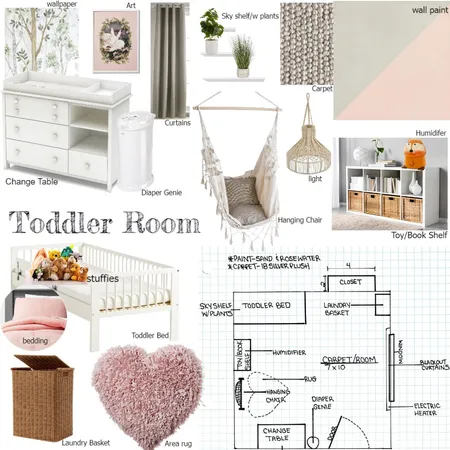 Toddler Room Interior Design Mood Board by Rachele on Style Sourcebook