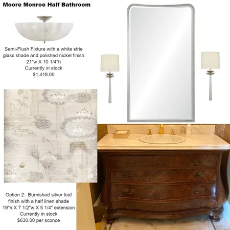 Moore monroe half bath 2 Interior Design Mood Board by Intelligent Designs on Style Sourcebook