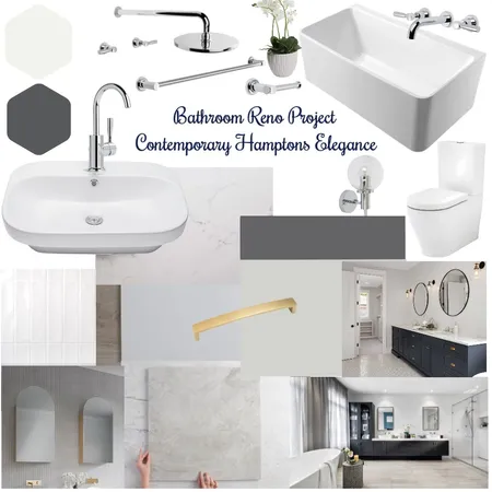 Bathroom Reno Project- Hamptons Elegance Interior Design Mood Board by razz01 on Style Sourcebook