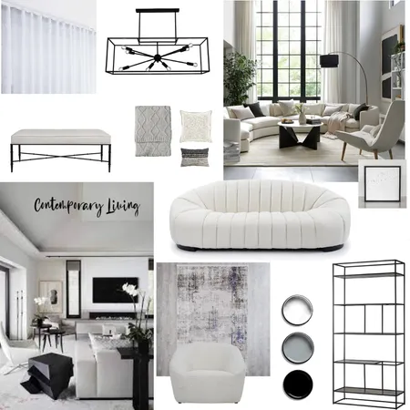 contemporary living IDI Interior Design Mood Board by caseyanderson on Style Sourcebook