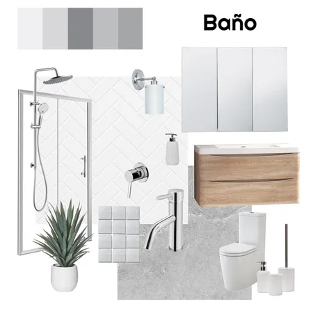 Baño IsaDelCast Interior Design Mood Board by mar de los rios on Style Sourcebook