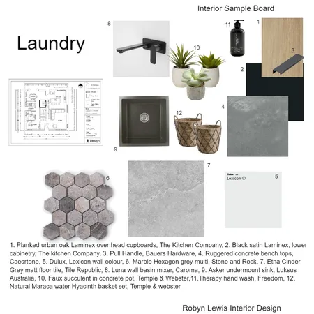 laundry assignment 9 Interior Design Mood Board by RobynLewisCourse on Style Sourcebook