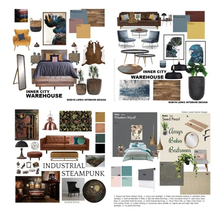 assignment 12 2 Interior Design Mood Board by RobynLewisCourse on Style Sourcebook
