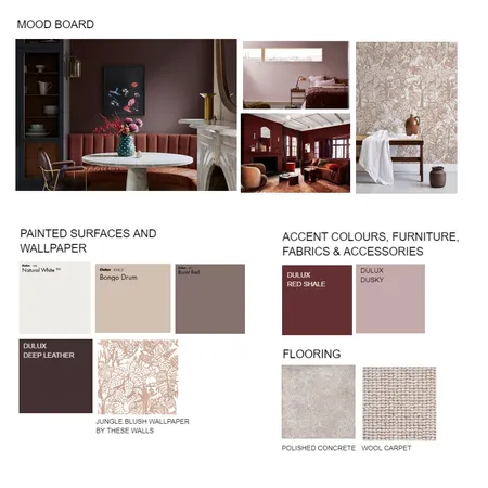 Sydney Terrace: Scheme 2 Ground Floor Colour Palette Interior Design Mood Board by hemko interiors on Style Sourcebook