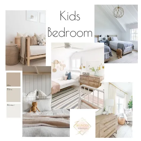 Kids Bedroom Interior Design Mood Board by Wunder Interiors on Style Sourcebook