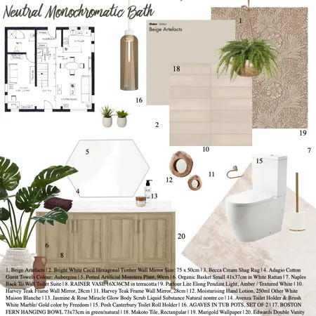 IDI Module 9 | Bath Interior Design Mood Board by _chelee_ on Style Sourcebook