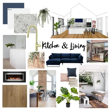 Kitchen & Living - Pavilion Home Interior Design Mood Board by Christine S on Style Sourcebook