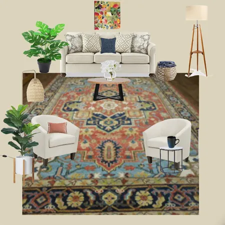Living Room Big Rug Interior Design Mood Board by Jaleh on Style Sourcebook