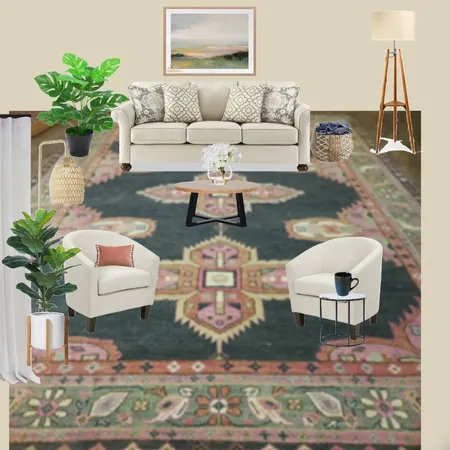 Living Room Big Rug Interior Design Mood Board by Jaleh on Style Sourcebook