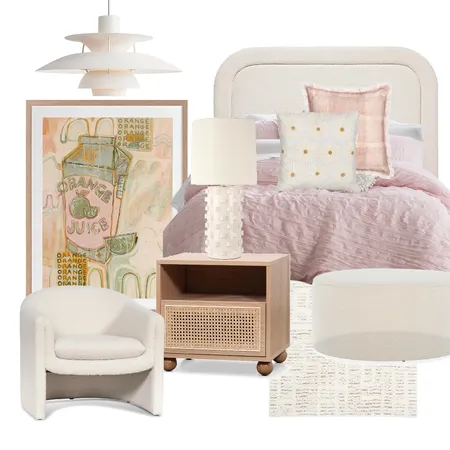 Monty Girls Bedroom Interior Design Mood Board by Flawless Interiors Melbourne on Style Sourcebook