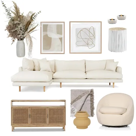 neutral living Interior Design Mood Board by Cm decora on Style Sourcebook