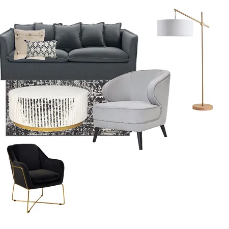 Tia Grey Sofa Room Interior Design Mood Board by Styling Homes on Style Sourcebook