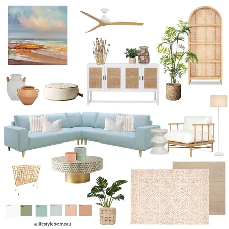 IDI Assignment Living Room Interior Design Mood Board by Styled By Leigh on Style Sourcebook
