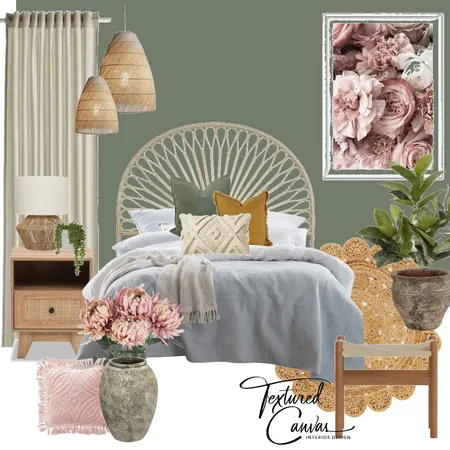 Master Bedroom Interior Design Mood Board by Textured Canvas on Style Sourcebook