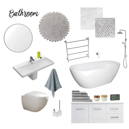 Bathroom Interior Design Mood Board by Olga Dreamhouse on Style Sourcebook