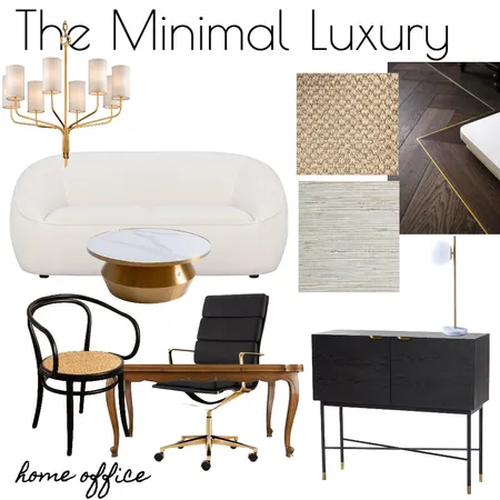 The Minimal Luxury - Home office Interior Design Mood Board by RLInteriors on Style Sourcebook