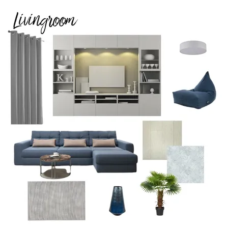 Livingroom Interior Design Mood Board by Olga Dreamhouse on Style Sourcebook