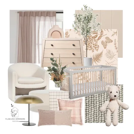 Monty Nursery Interior Design Mood Board by Flawless Interiors Melbourne on Style Sourcebook