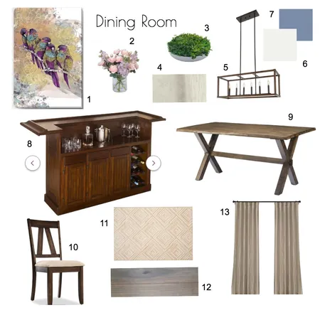 Dining Room - MOD 9 Interior Design Mood Board by klegrez on Style Sourcebook