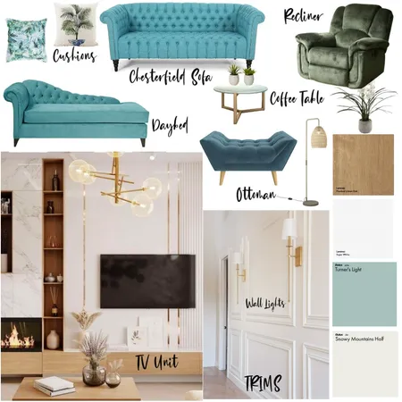 LIVING Interior Design Mood Board by SHARVANI on Style Sourcebook