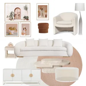 White Boucle Tickle My Clean Dream Interior Design Mood Board by Soosky on Style Sourcebook