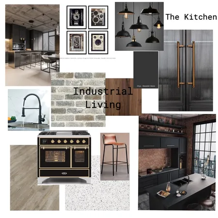 Industrial Living Interior Design Mood Board by TarrynS on Style Sourcebook