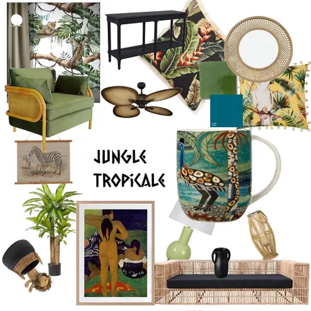 Jungle Tropicale Interior Design Mood Board by Romeosfrankie on Style Sourcebook