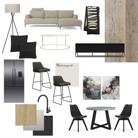 Dining/Living Interior Design Mood Board by jessiehn on Style Sourcebook