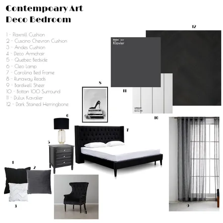 IDI - Module 9 Master Bedroom Interior Design Mood Board by luke.agostinelli on Style Sourcebook