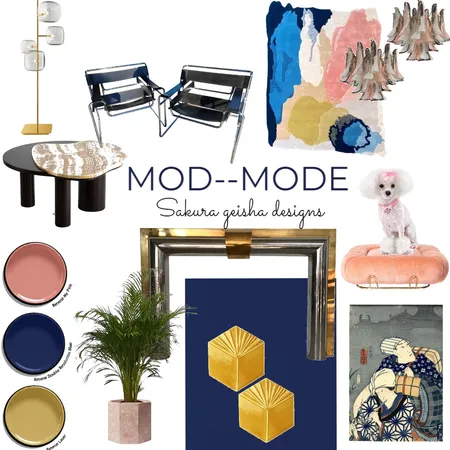 Mod-Mode Interior Design Mood Board by G3ishadesign on Style Sourcebook