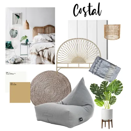 Costal Bedroom Interior Design Mood Board by Shiou Li Lin on Style Sourcebook