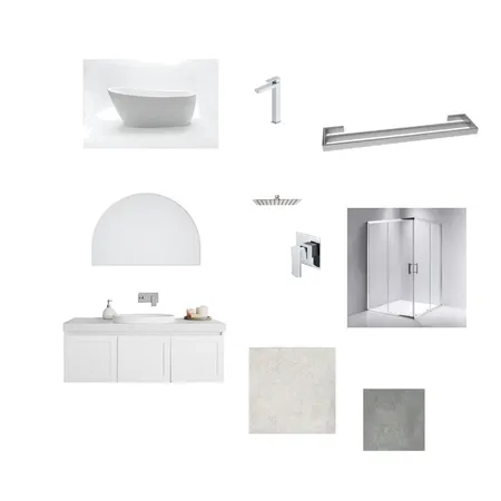 Downstairs bathroom Interior Design Mood Board by Jess McDonnell on Style Sourcebook