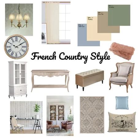 French Country Interior Design Mood Board by Noelien on Style Sourcebook