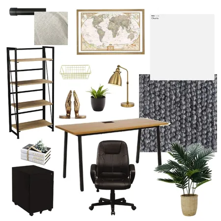 Modern Contemporary Office Interior Design Mood Board by NicoliCoetzee on Style Sourcebook