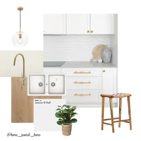 Kitchen - brass option Interior Design Mood Board by @home_scandi_home on Style Sourcebook