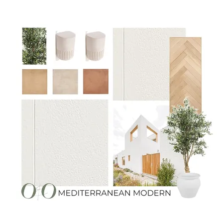 Mediterranean Modern Interior Design Mood Board by Oak and Orange on Style Sourcebook