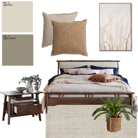 Walnut Bedroom Interior Design Mood Board by caitlinb2c on Style Sourcebook