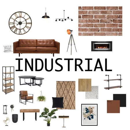 LIVING INDUSTRIAL Interior Design Mood Board by Imogenmoore19 on Style Sourcebook
