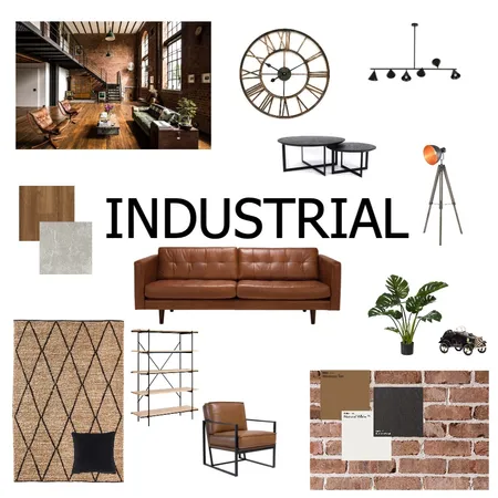 INDUSTRIAL LIVING Interior Design Mood Board by Imogenmoore19 on Style Sourcebook