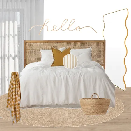 Warm and Honey Bedroom Interior Design Mood Board by Vienna Rose Interiors on Style Sourcebook
