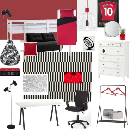 Teenage Boy Bedroom Interior Design Mood Board by Steph Smith on Style Sourcebook