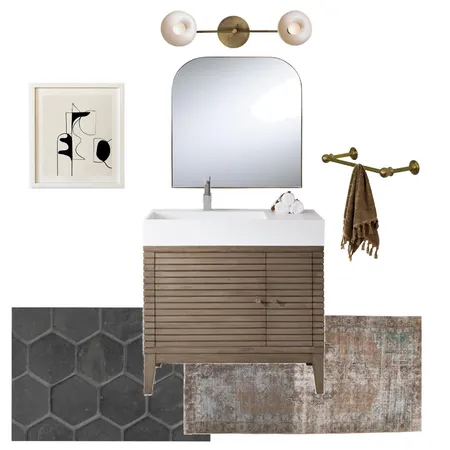 half bath Interior Design Mood Board by Shastala on Style Sourcebook