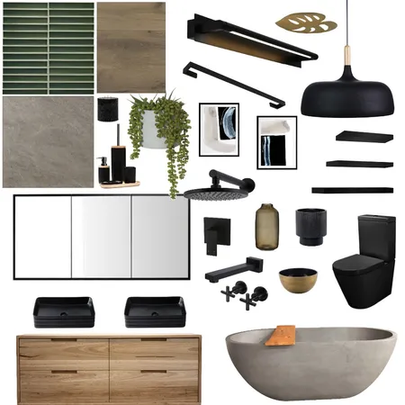 Nellie's Bathroom Interior Design Mood Board by karri.lili on Style Sourcebook