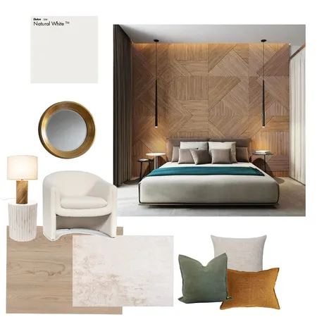 wood panel bedroom Interior Design Mood Board by The Home of Interior Design on Style Sourcebook